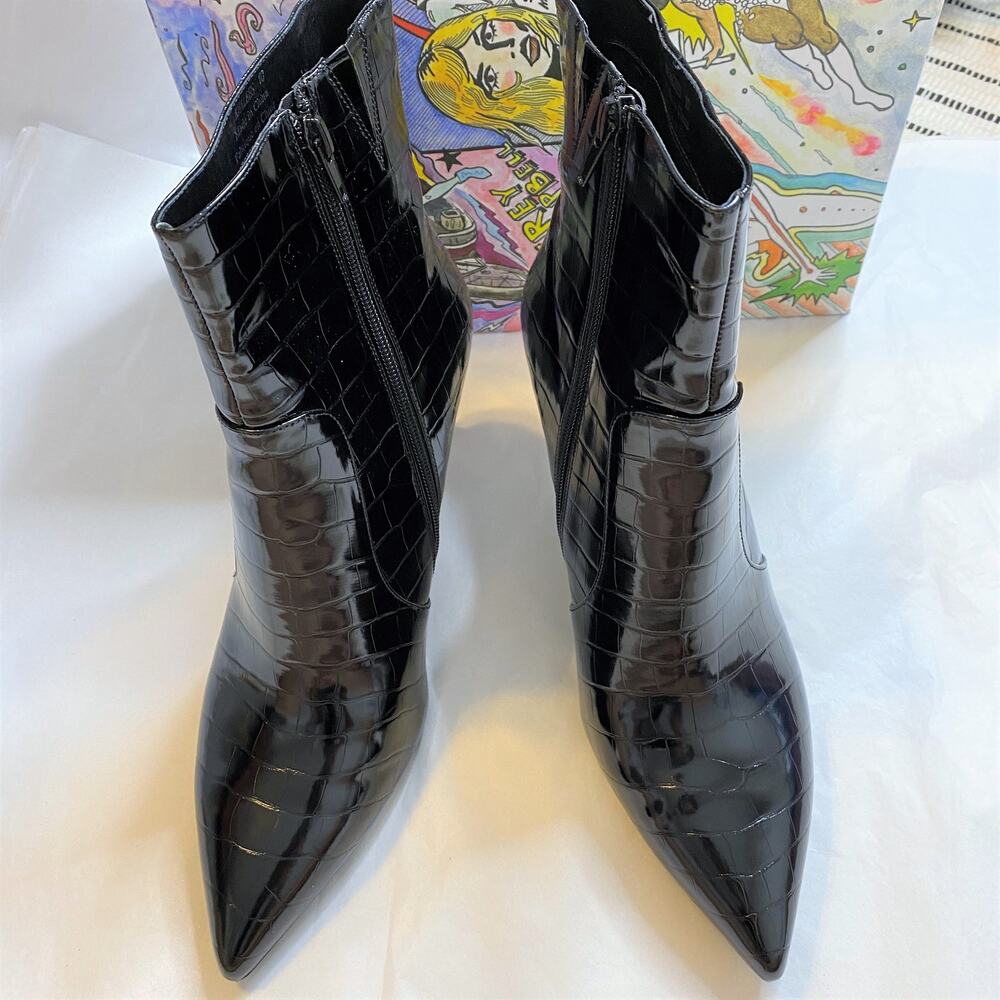 Jeffrey Campbell NIB Khalees Snake Embossed Booti… - image 7